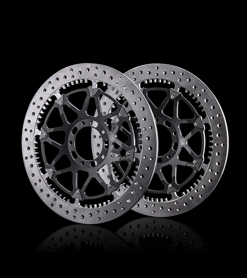La primera moto con discos aleteados Brembo T-Drive de 338.5 mm